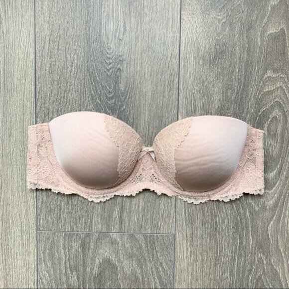 Victoria’s Secret Dream Angels Multi Way Bra Nude Strapless Size 32C - Picture 2 of 13